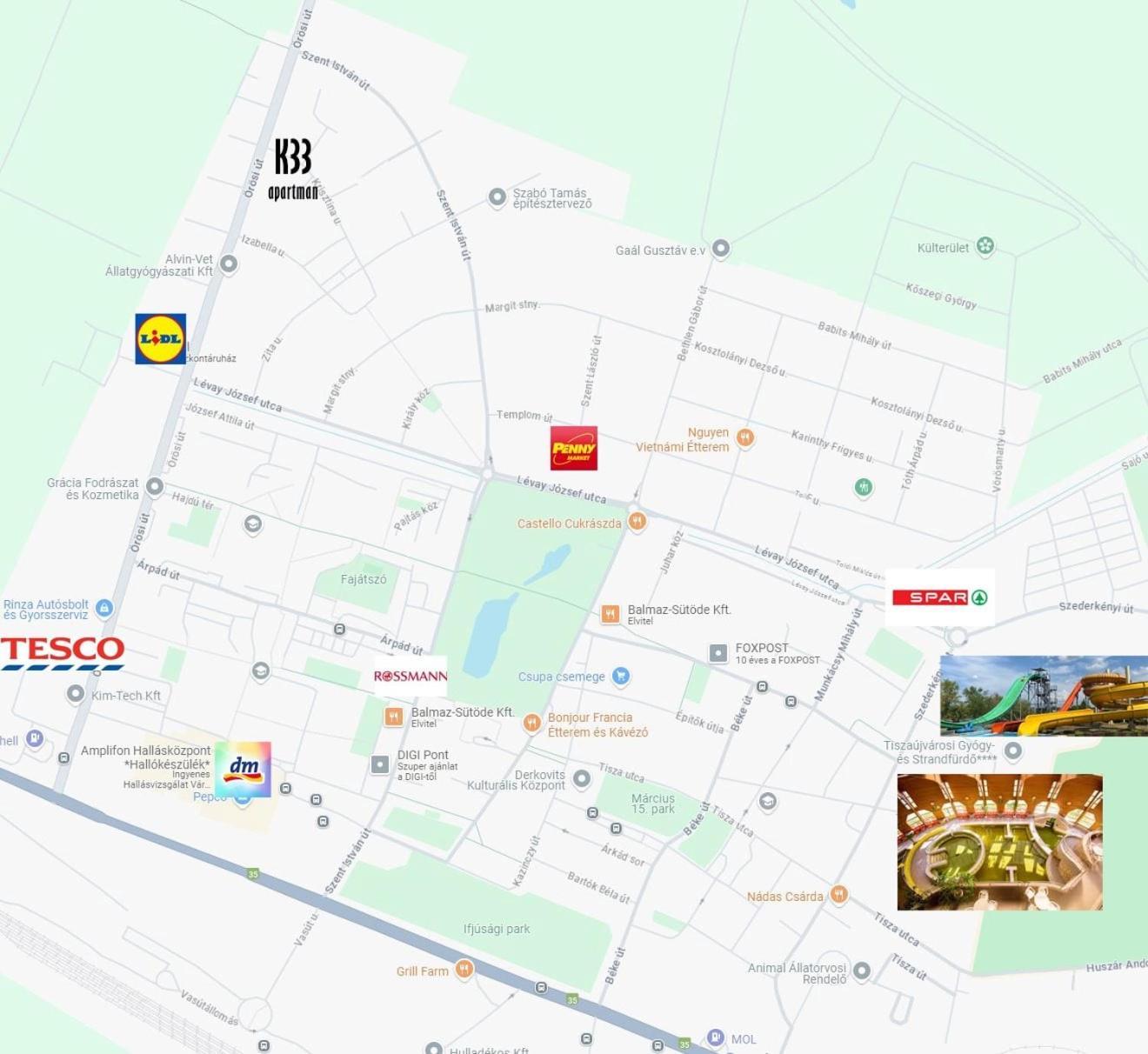TiszaújvárosK33公寓 外观 照片